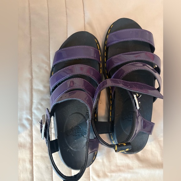 Dr. Martens Black and purple Sandals - Picture 7 of 9